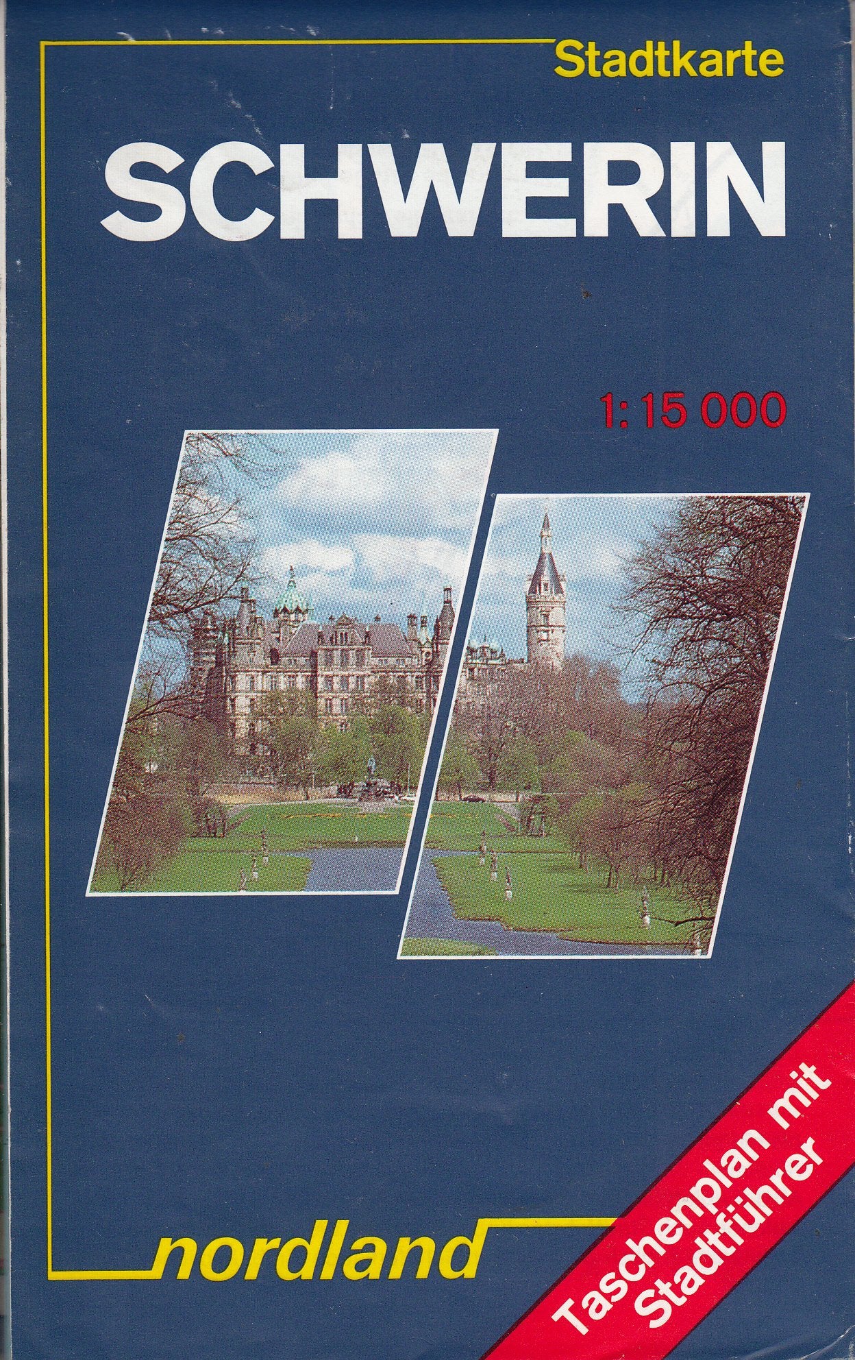 Schwerin. Stadtkarte mit Stadtführer. 1 : 15 000 Maps & Plans