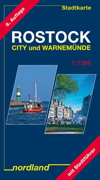 Stadtkarte Rostock-City und Warnemünde: 1:7500, Stadtführer Leisure, Home & Garden