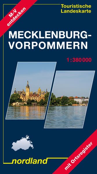 Nordland Karte Mecklenburg-Vorpommern, touristische Landeskarte book
