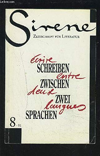 Ecrire entre deux Langues /Schreiben zwischen zwei Sprachen Books