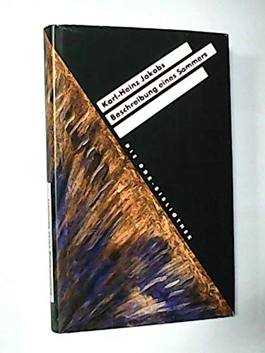 Beschreibung eines Sommers Contemporary literature