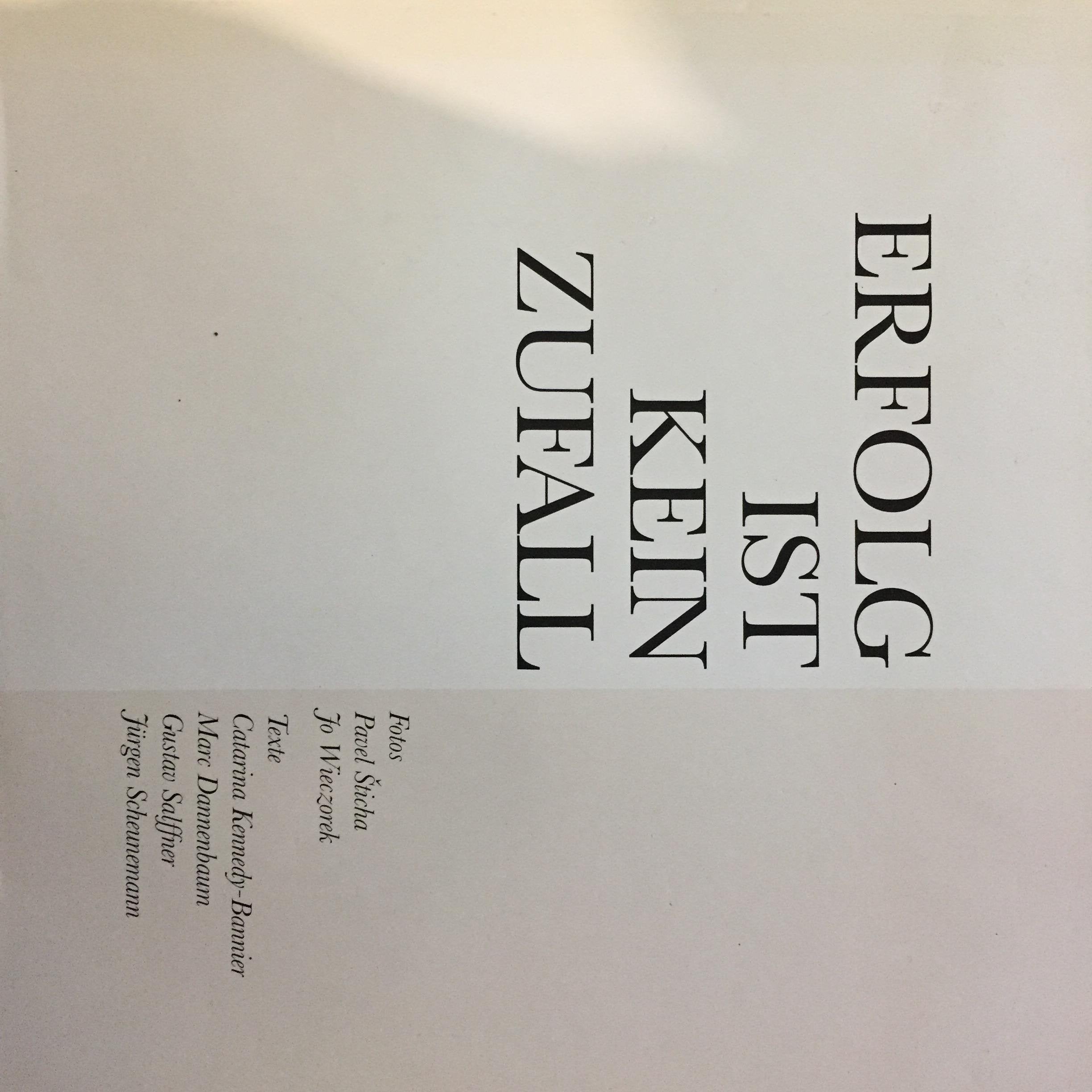 Erfolg ist kein Zufall Books