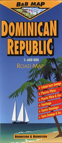 Dominican Republic Road Map book