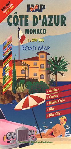 B and B Map, Cote d' Azur, Monaco (B&B Road Maps) Leisure, Home & Garden