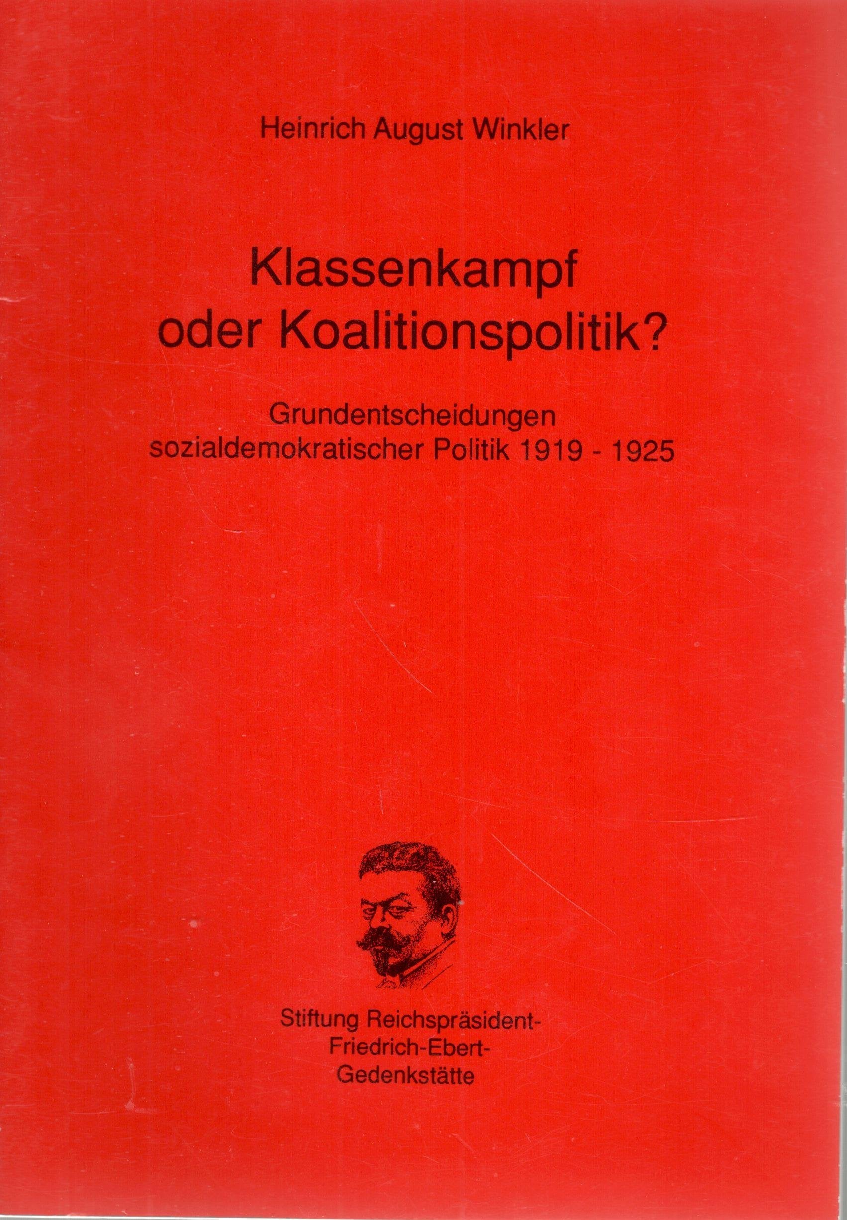 Klassenkampf oder Koalitionspolitik?: Grundentscheidungen sozialdemokratischer Politik 1919-1925 Politics & History