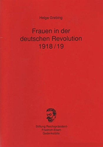 Frauen in der deutschen Revolution 1918/19 German history