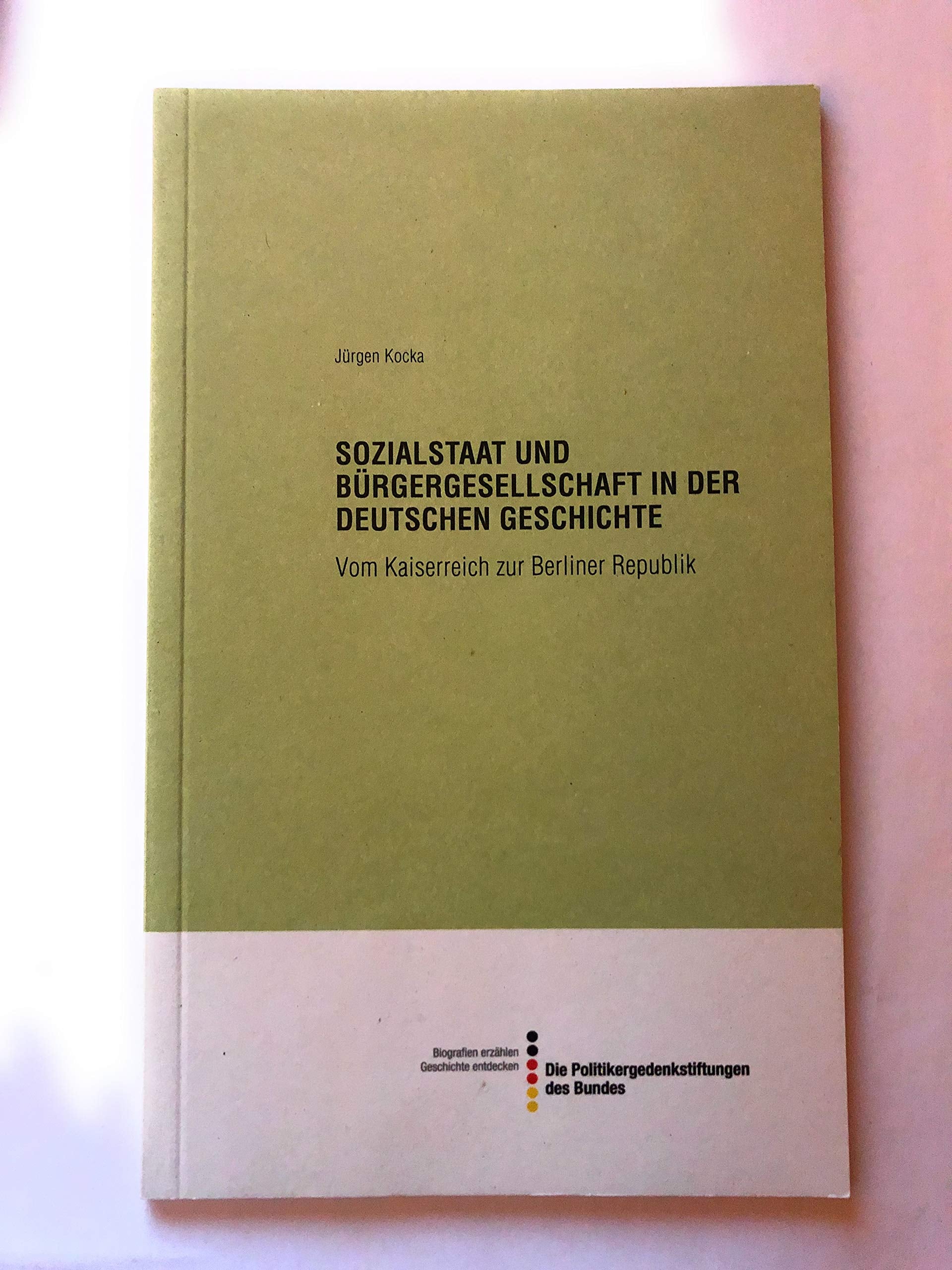 Sozialstaat und Bürgergesellschaft in der deutschen Geschichte: Vom Kaisereich zur Berliner Republik Politics & History