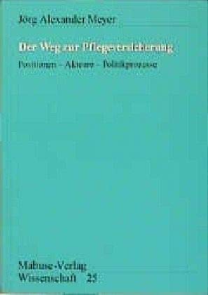 Der Weg zur Pflegeversicherung Law