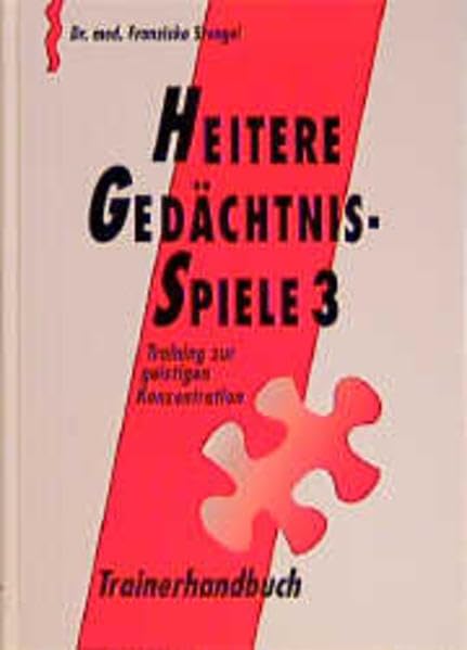 Heitere Gedächtnisspiele 3. Trainerhandbuch Medicine