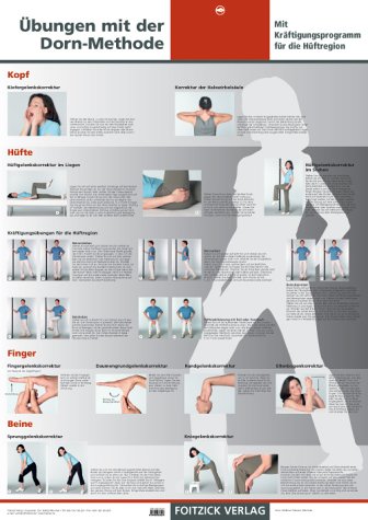 Übungen mit der Dorn-Methode. Mit Kräftigungsprogramm für die Hüftregion Poster Medicine
