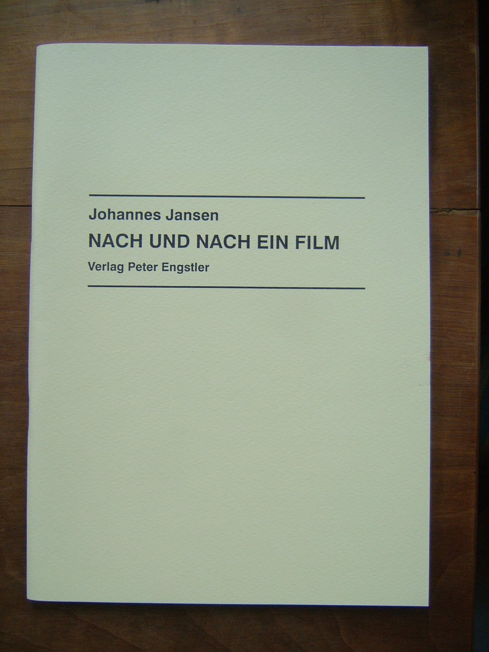 Nach und nach ein Film Contemporary literature