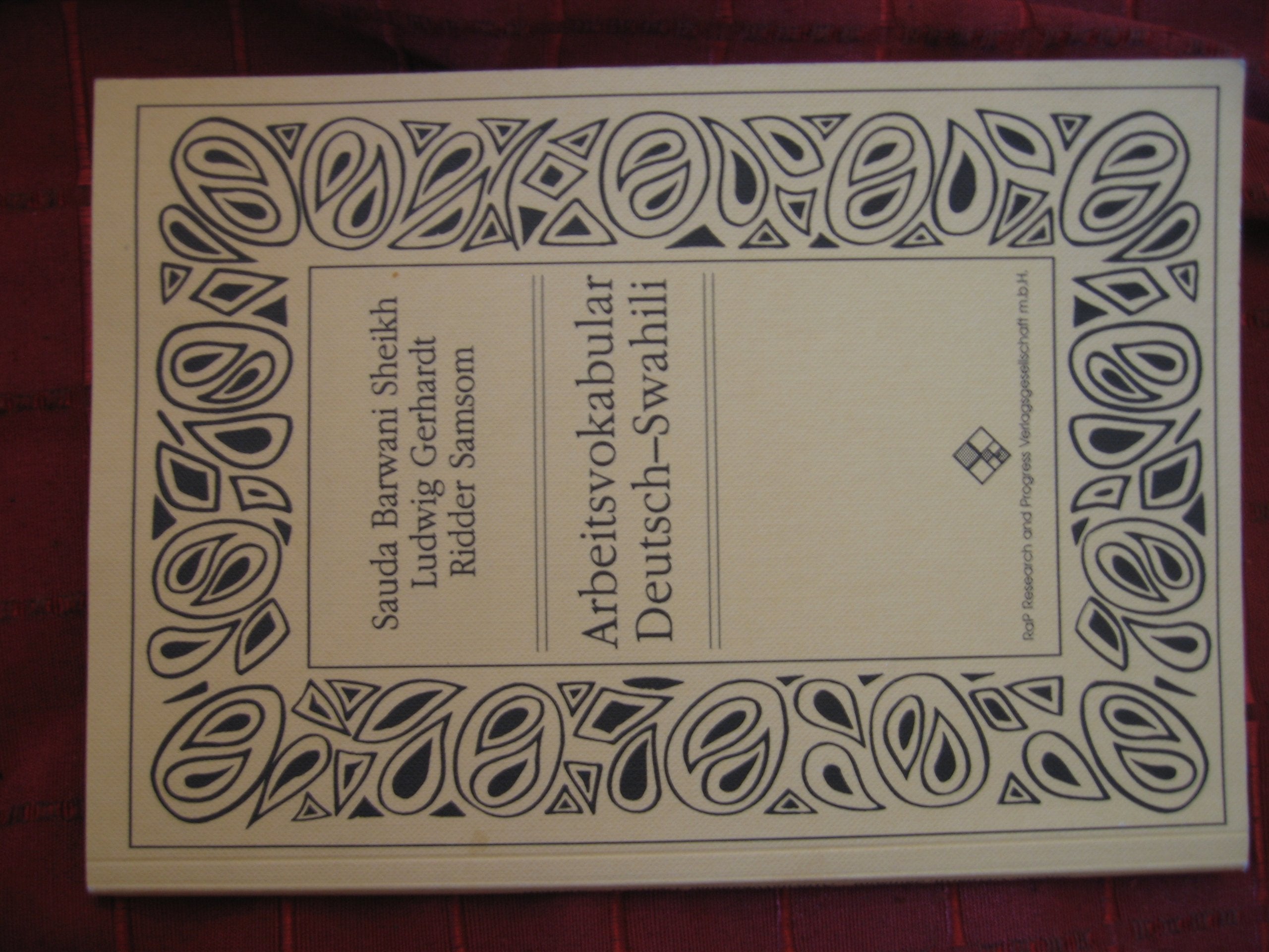 Arbeitsvokabular Deutsch-Swahili Books