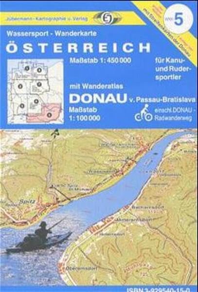 Jübermann Wassersport-Wanderkarten, Bl.5, Österreich Leisure, Home & Garden