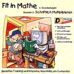 Fit in Mathe, 4. Grundschuljahr, 6 CD-ROMs, Schriftlich Multiplizieren, 1 CD-ROM Books
