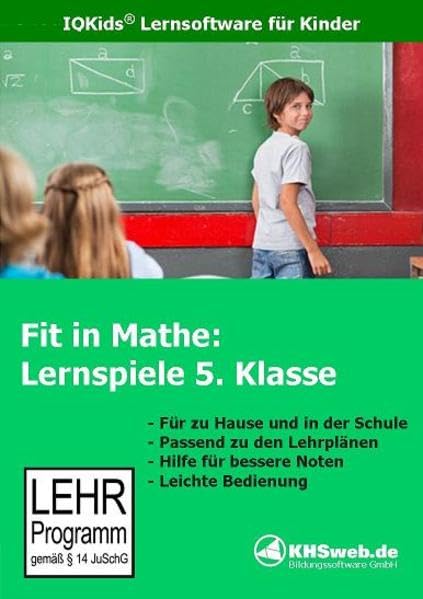 Fit in Mathe. Lernspiele 5. Klasse. CD-ROM Computer Science