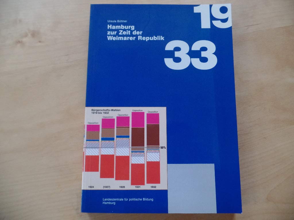 Hamburg zur Zeit der Weimarer Republik: Sechs Abhandlungen book