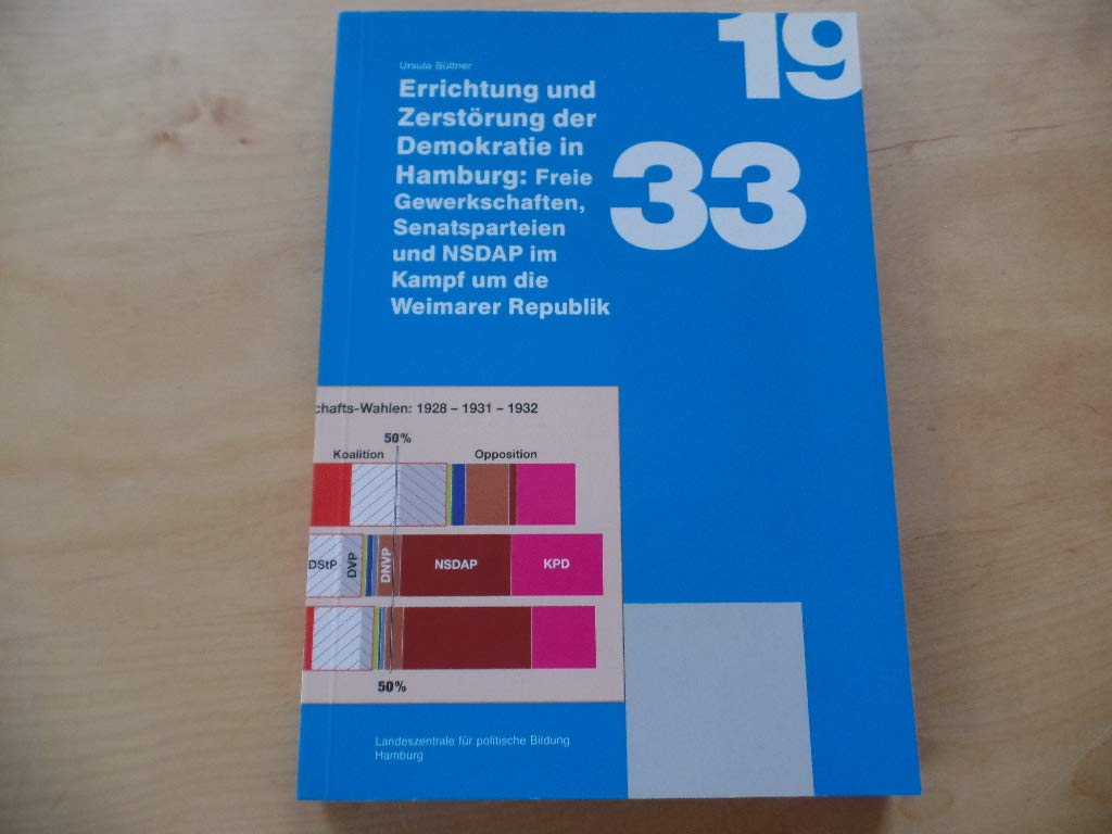 Errichtung und Zerstörung der Demokratie in Hamburg: Freie Gewerkschaften, Senatsparteien und NSDAP im Kampf um die Weimarer Republik German history