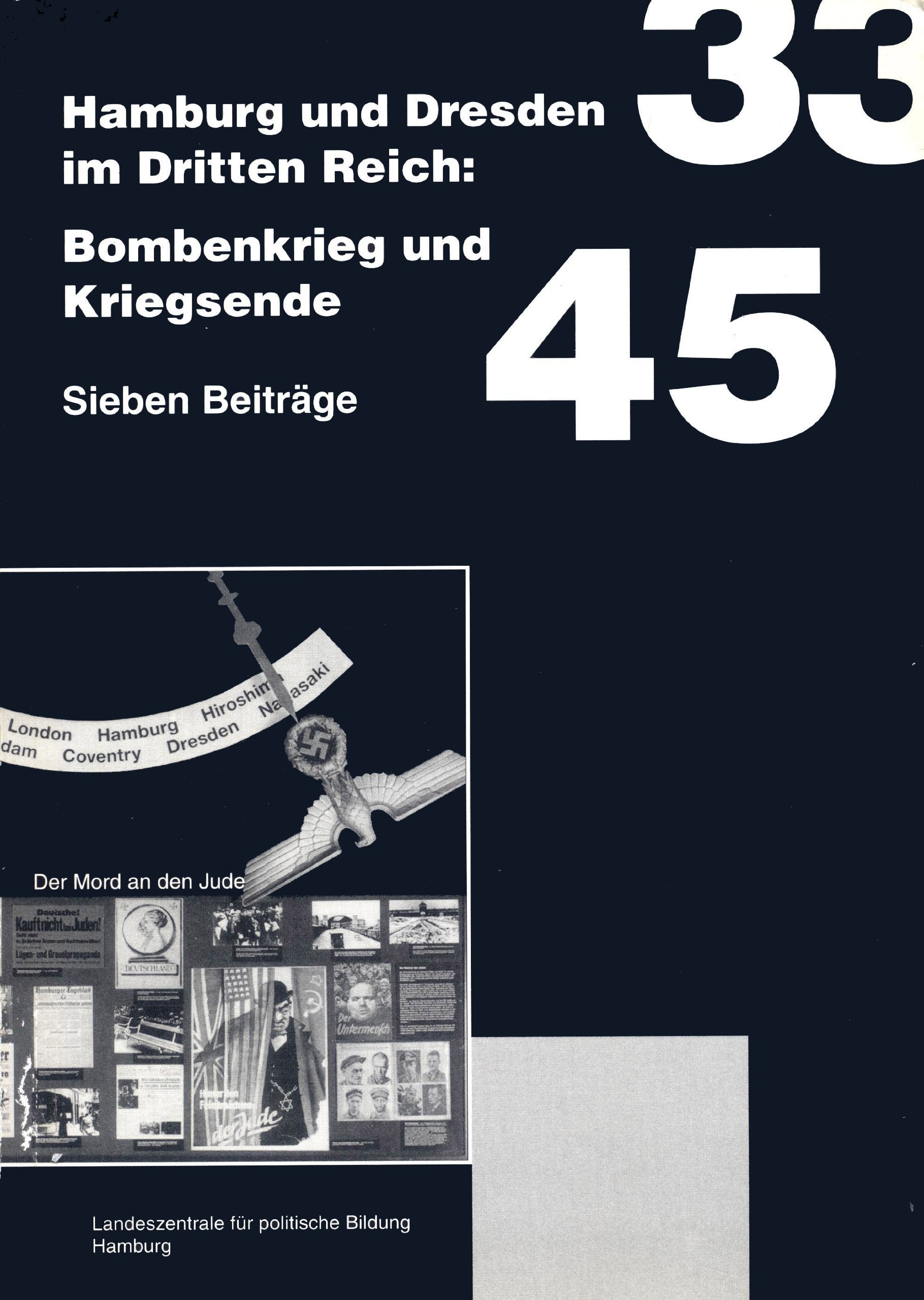 Hamburg und Dresden im dritten Reich: Bombenkrieg und Kriegsende - Sieben Beiträge Books