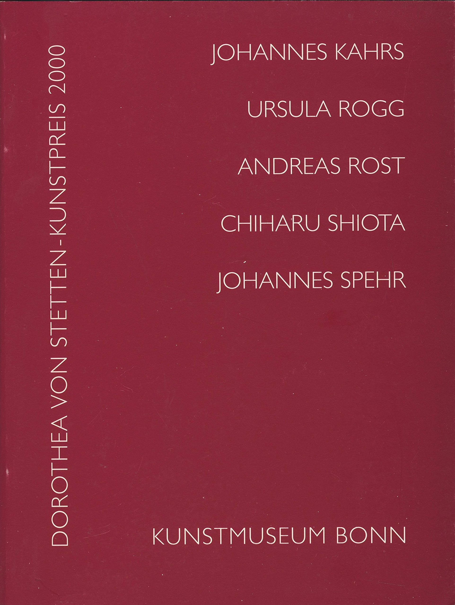 Dorothea von Stetten Kunstpreis 2000 Books
