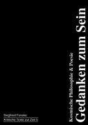 Gedanken zum Sein: Kosmische Philosophie & Poesie (Kritische Texte zur Zeit) Books