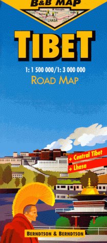 B&B MAP TIBET (B&B Road Maps) Leisure, Home & Garden