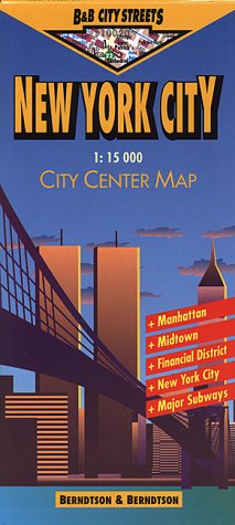 B&B CITY MAP NEW YORK (B&B city streets) Leisure, Home & Garden