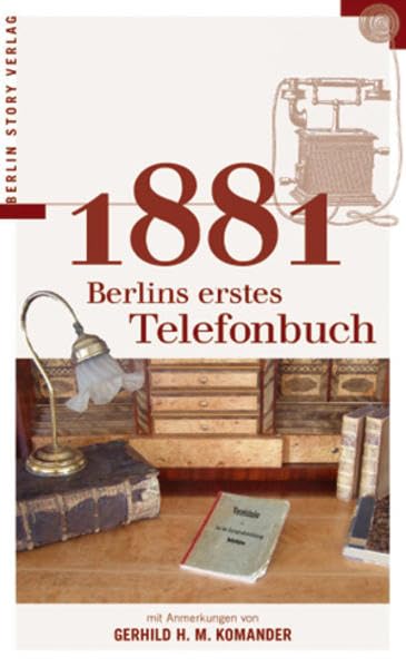 1881 - Berlins erstes Telefonbuch Self-help