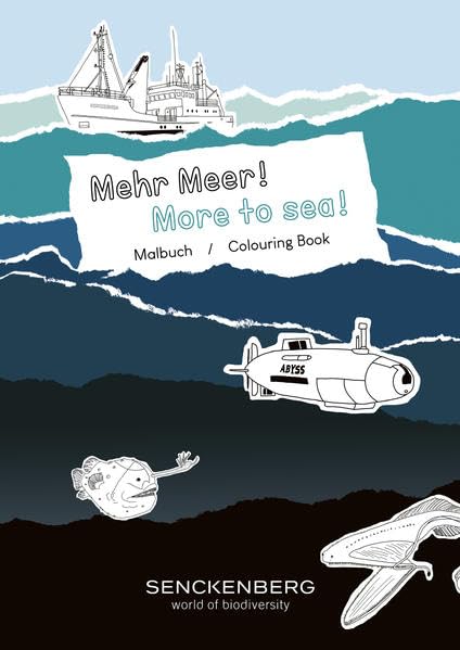 Mehr Meer! More to sea!: Malbuch / Colouring Book Natural Sciences