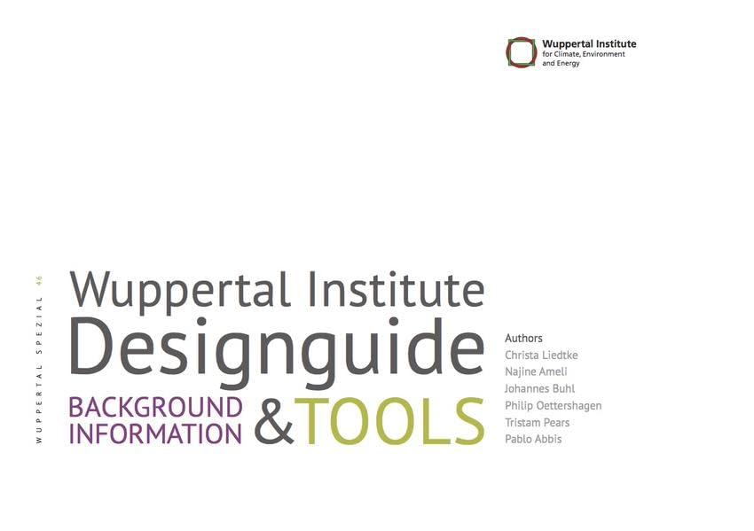 Wuppertal Institute Designguide: Background Information & Tools (Wuppertal Spezial) Law