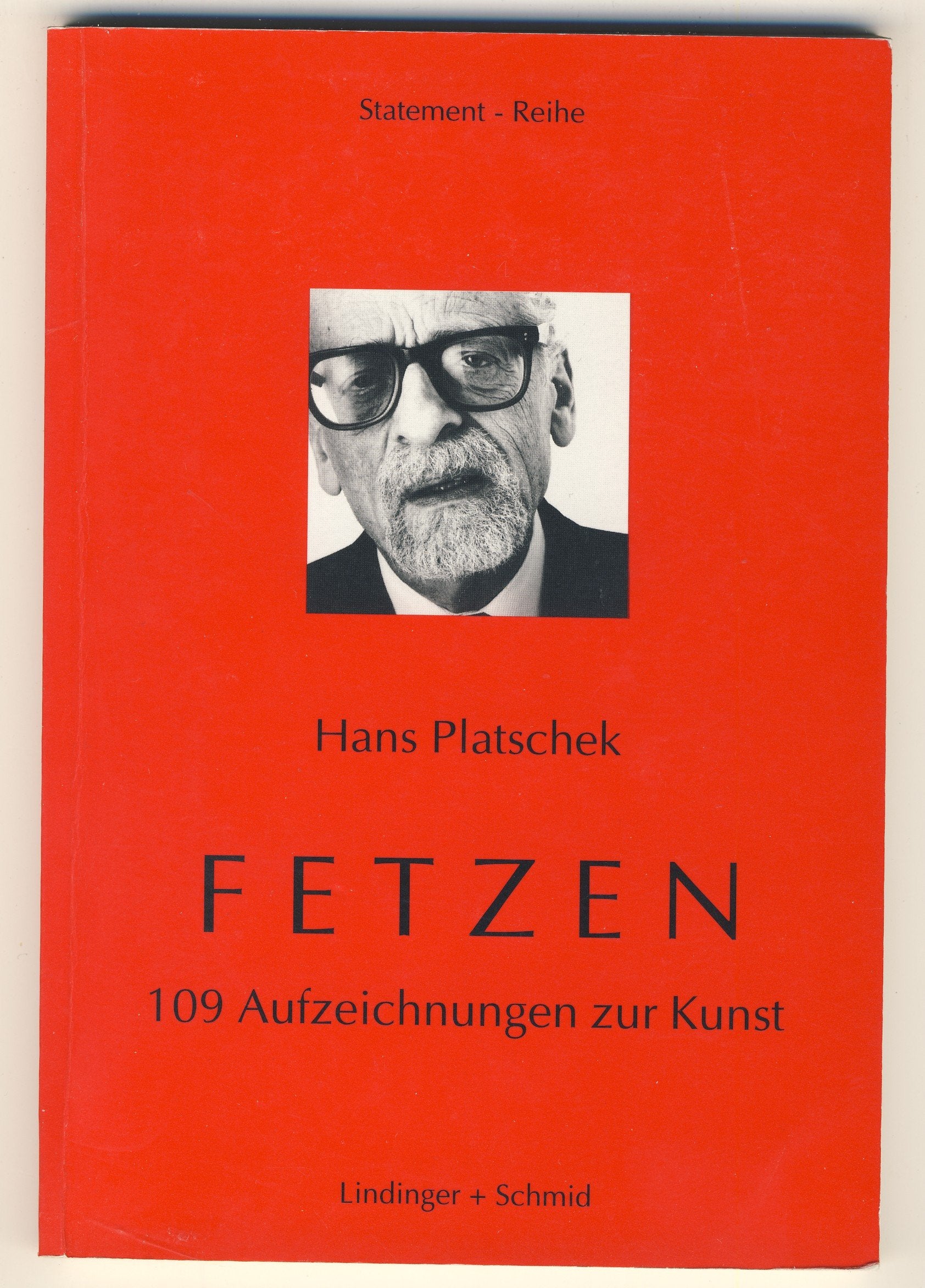Fetzen: 109 Aufzeichnungen zur Kunst (Statement-Reihe) Film, Art & Culture