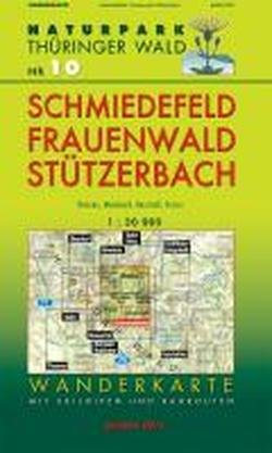 Wanderkarte Schmiedefeld, Frauenwald und Stützerbach: Mit Ilmenau, Manebach, Neustadt, Vesser. Mit Skiloipen und Radrouten. Maßstab 1:30.000. Leisure, Home & Garden