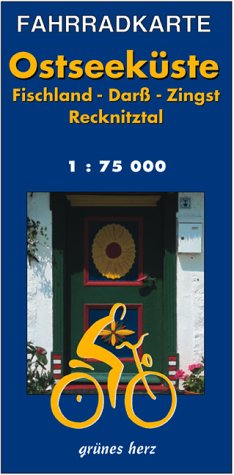 Fahrradkarte Darß: Mit Fischland, Zingst, Recknitztal. Mit Ostseeküsten-Radweg. 1:75.000 Maps & Plans