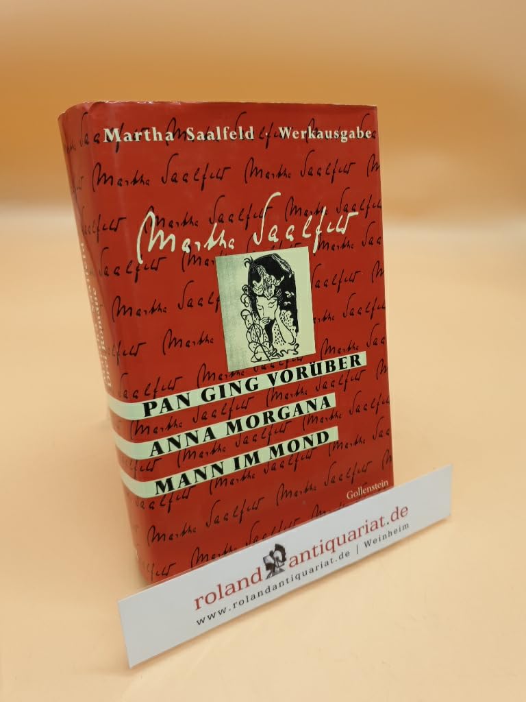 Werkausgabe in Einzelbänden, 6 Bde., Bd.4, Pan ging vorüber: Drei Romane Fiction
