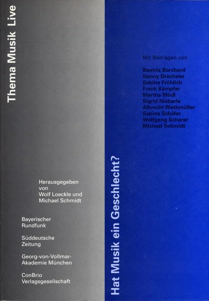 Thema Musik Live, Bd.6, Hat Musik ein Geschlecht? Arts & Music