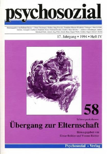 Psychosozial, Bd.58, Übergang zur Elternschaft Psychology