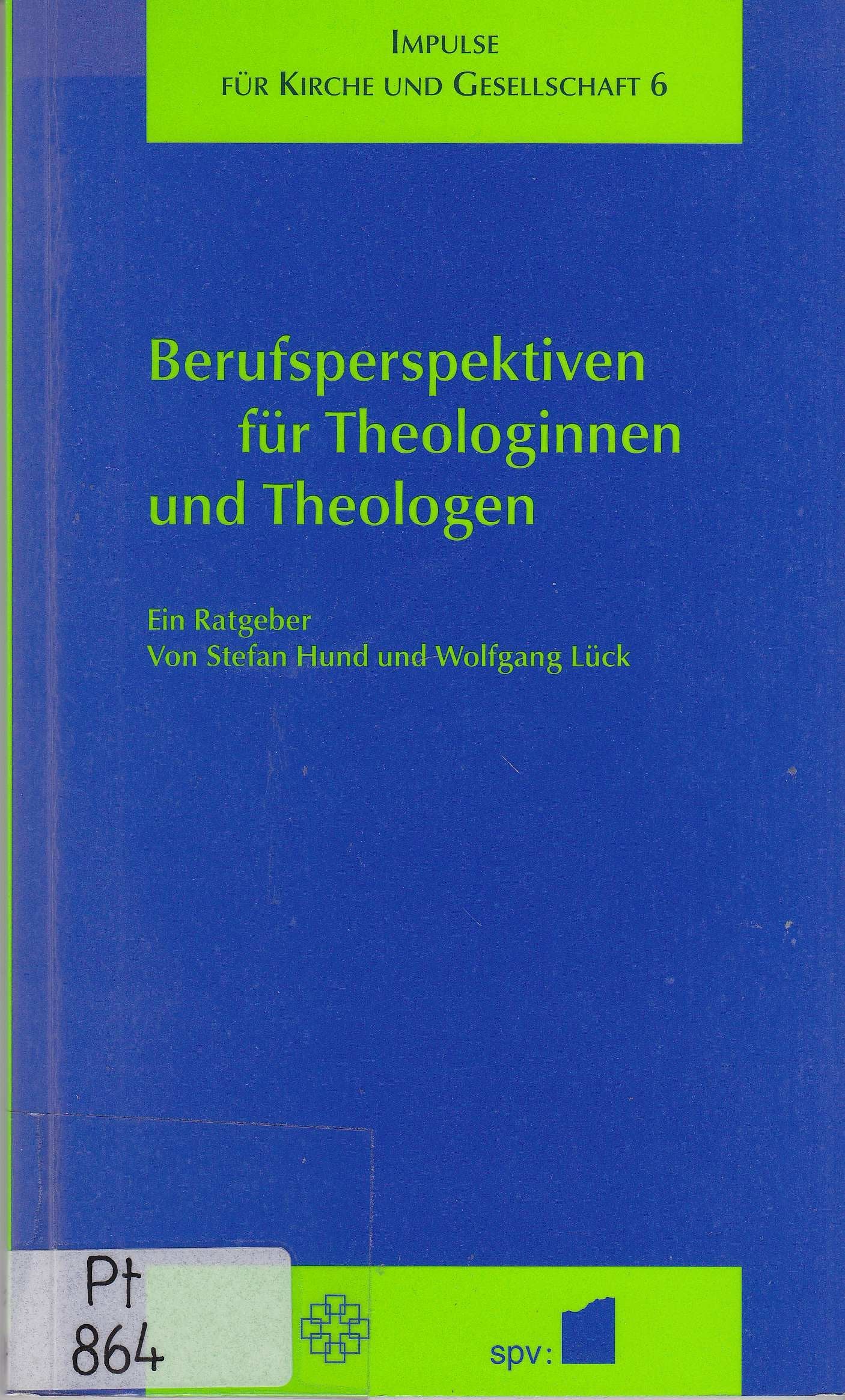 Berufsperspektiven für Theologinnen und Theologen book