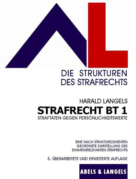 Strafrecht BT 1: Straftaten gegen Persönlichkeitswerte Law