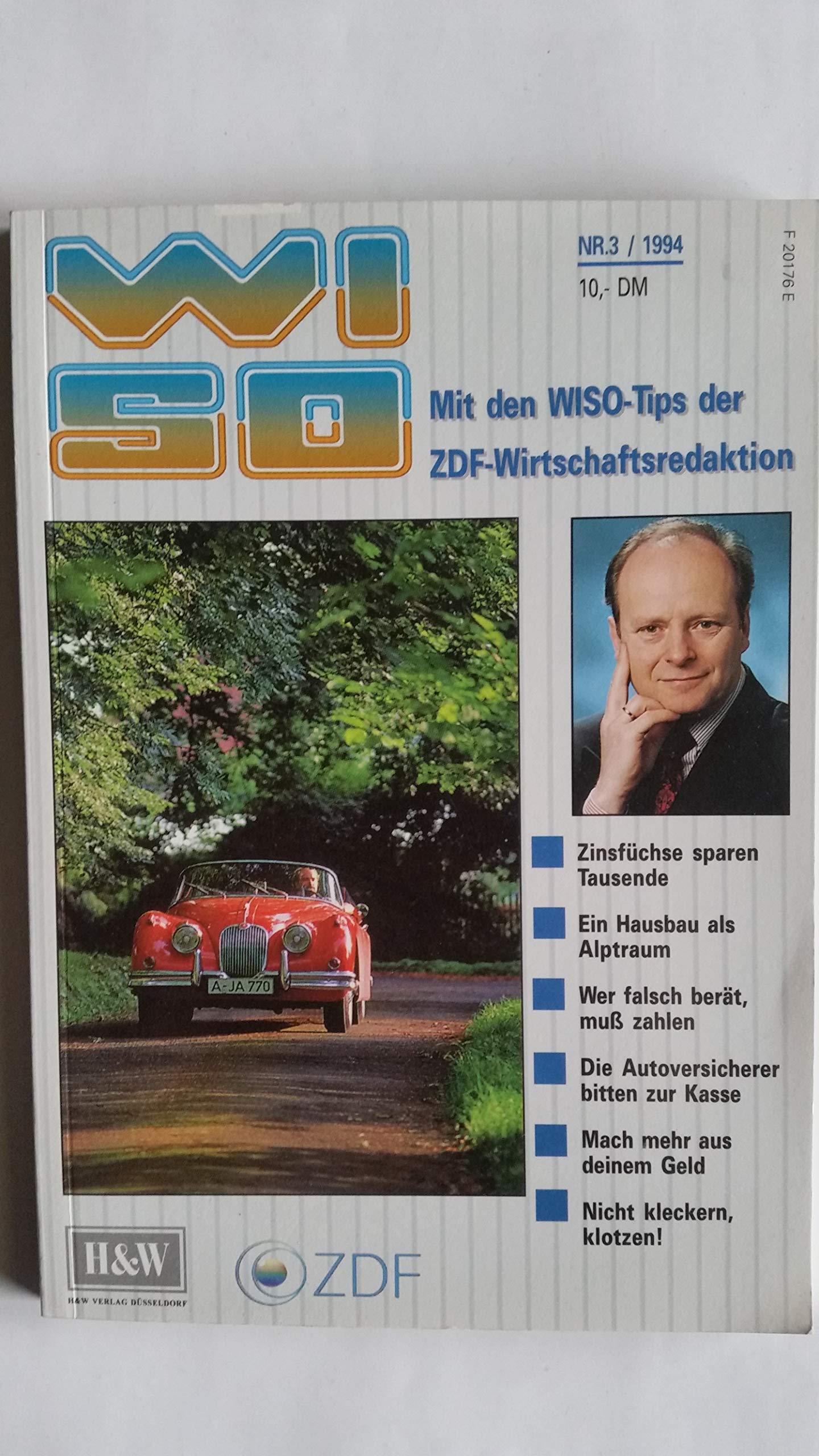 WISO: Mit den WISO Tips der ZDF-Wirtschaftsredaktion / März 1994 Books