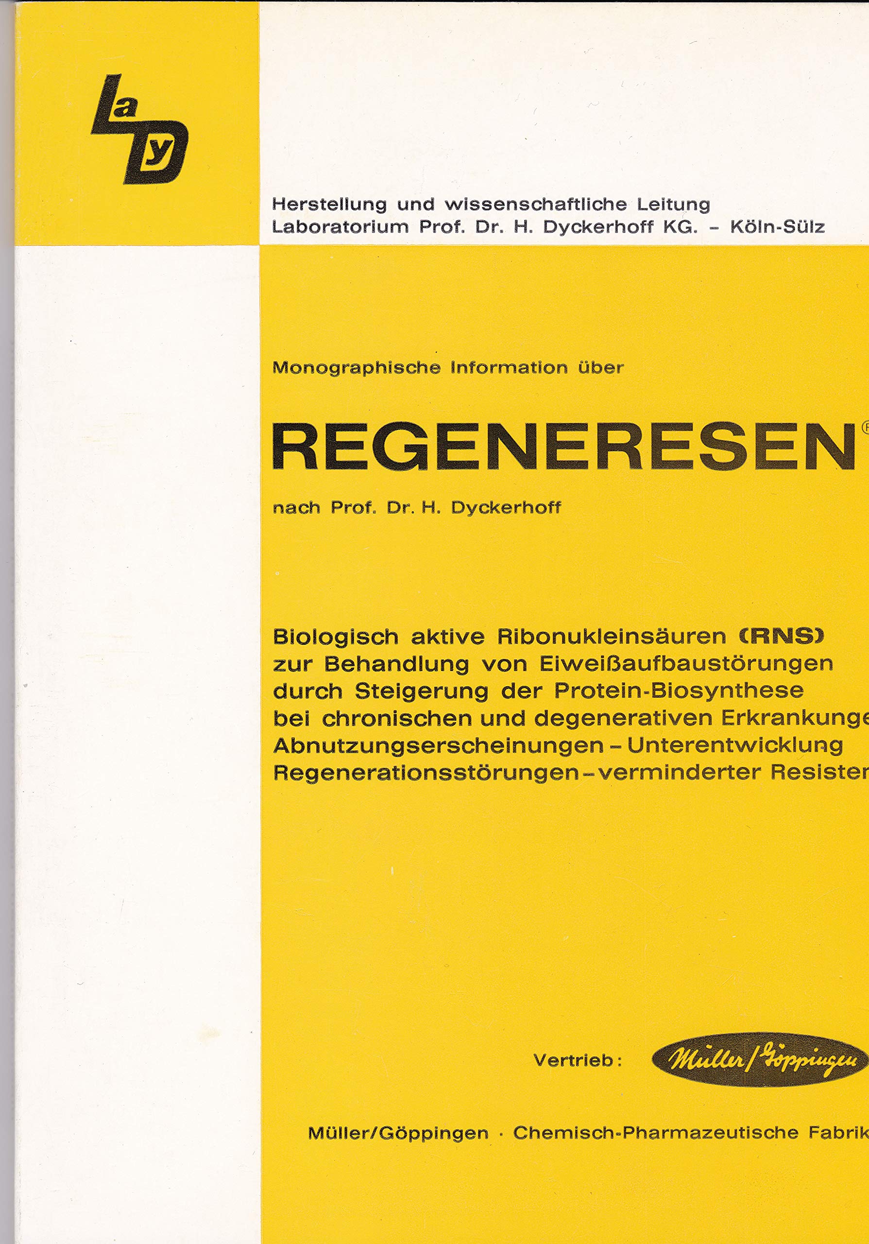 Expertengespräch 1997 über Regeneresen nach Prof. Dr. H. Dyckerhoff: Am 15.3.1997 im Hotel Mercure Severinshof, Köln Books