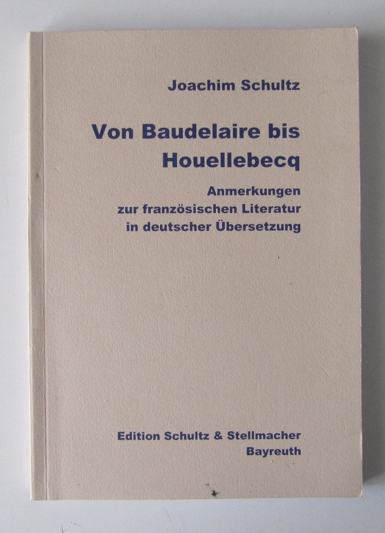 Von Baudelaire bis Houellebecq: Anmerkungen zur französischen Literatur in deutscher Übersetzung Books