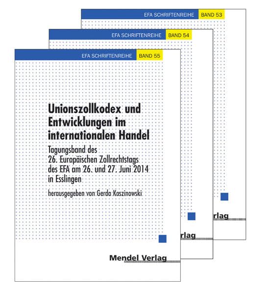 Zollunion und e-Government: Tagungsband des 21. Europäischen Zollrechtstags des EFA am 18./19. Juni 2009 in Linz (EFA-Schriftenreihe) Law