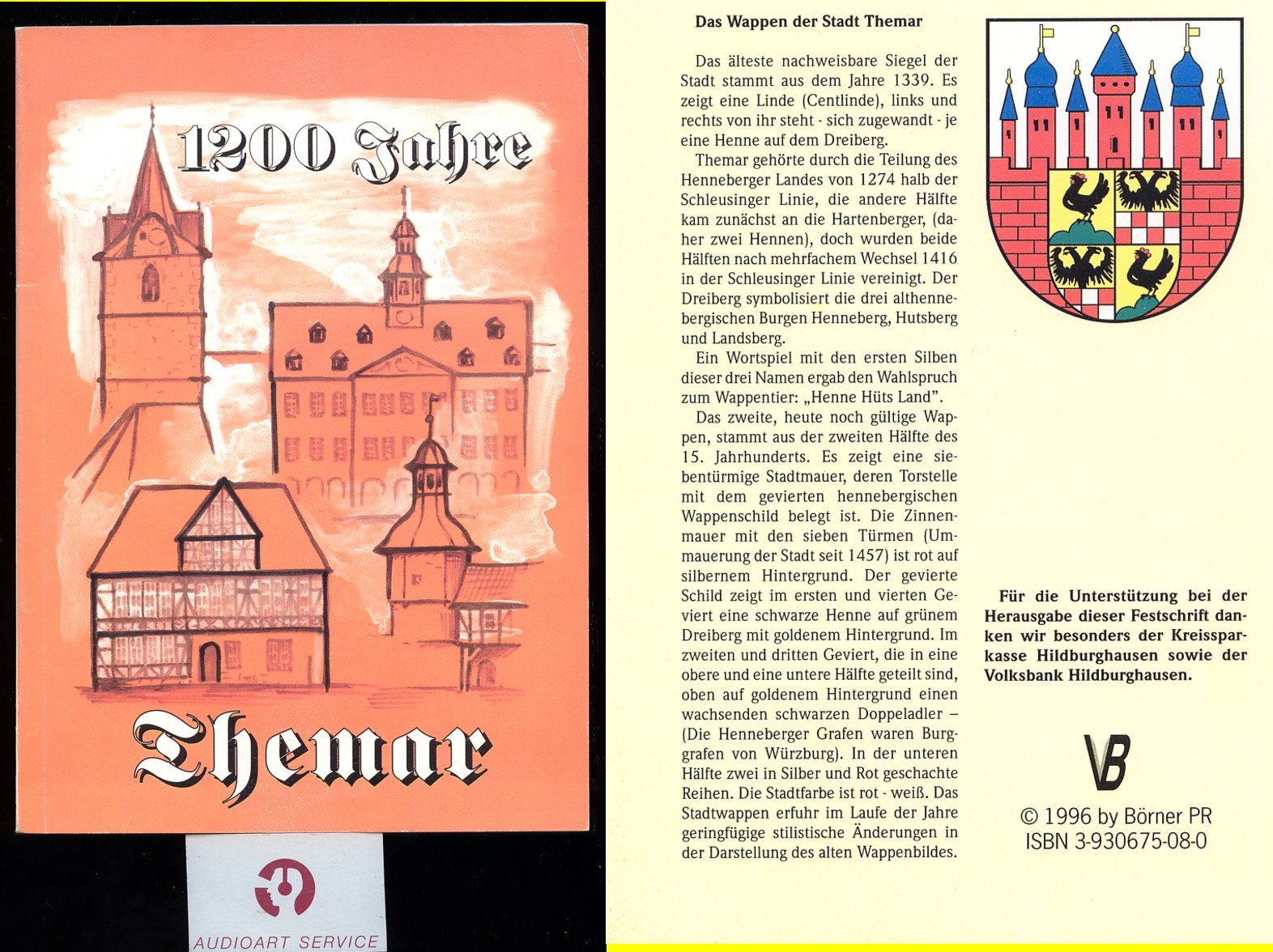 1200 Jahre Themar. Festschrift zur 1200-Jahrfeier der Stadt Themar Books