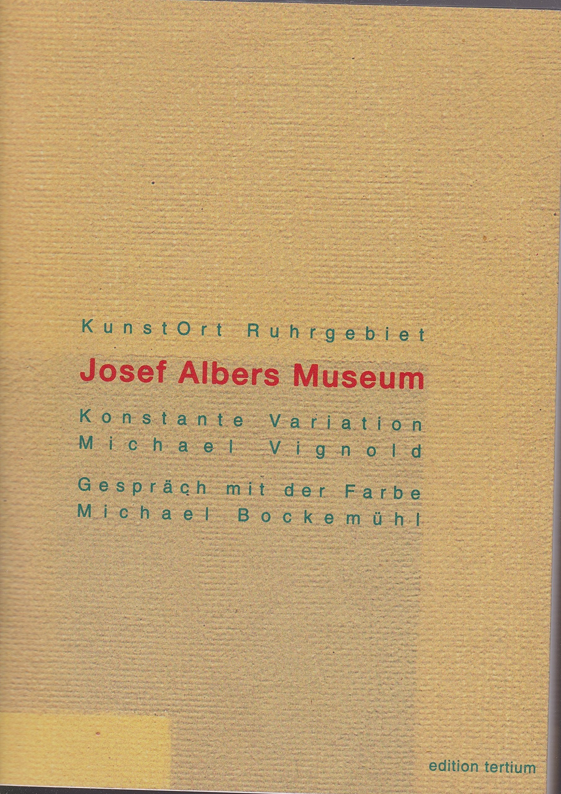 KunstOrt Ruhrgebiet, 8 Bde., Bd.2, Das Josef Albers Museum in Bottrop Film, Art & Culture