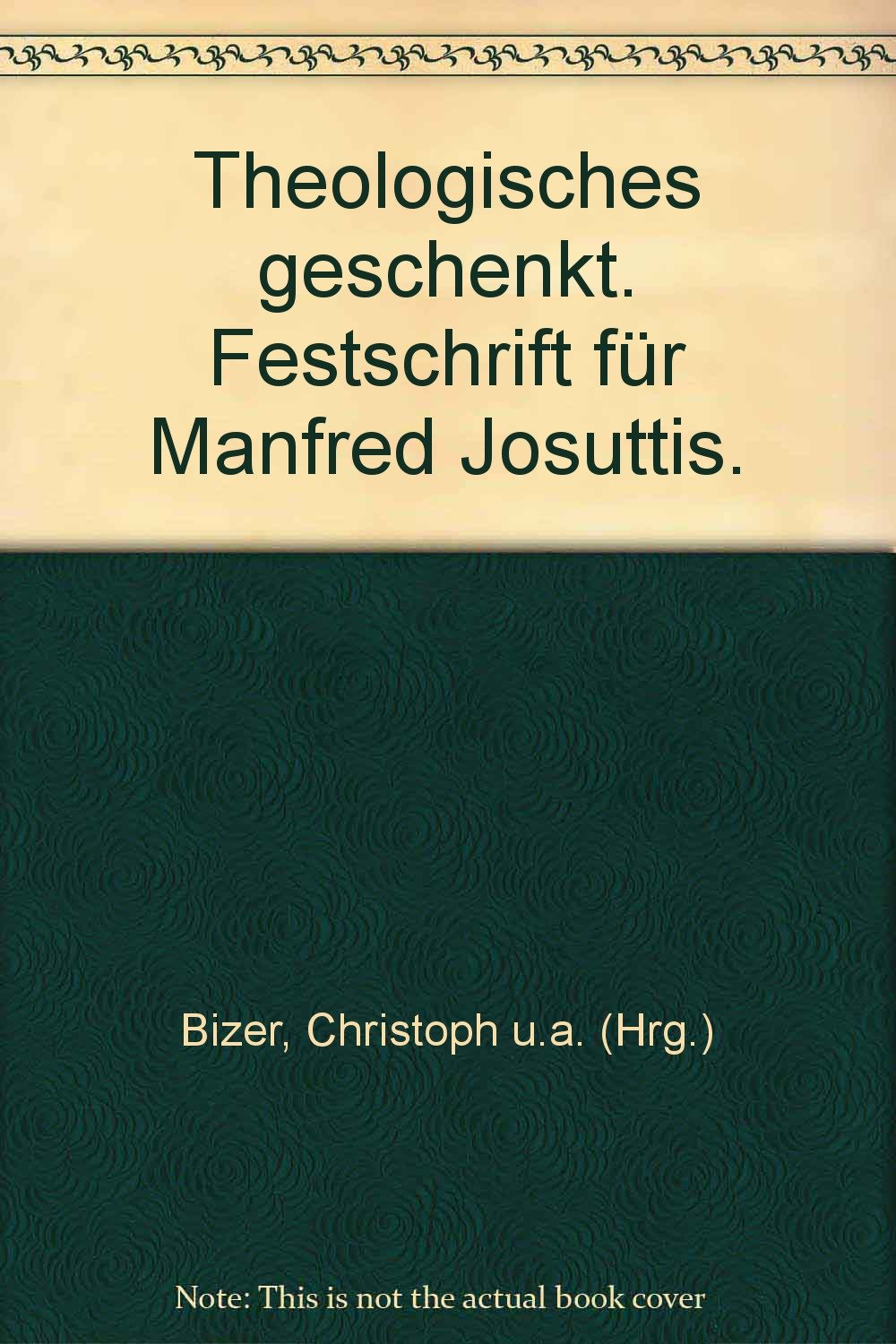 Theologisches geschenkt. Festschrift für Manfred Josuttis Books