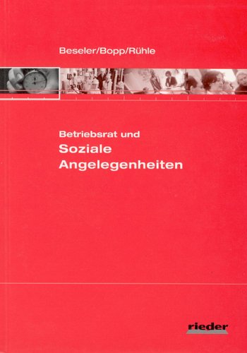 Betriebsrat und soziale Angelegenheiten Law