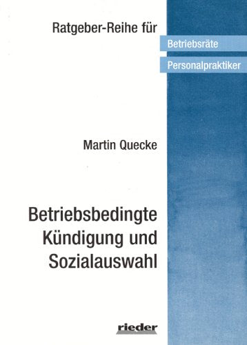 Betriebsbedingte Kündigung Books