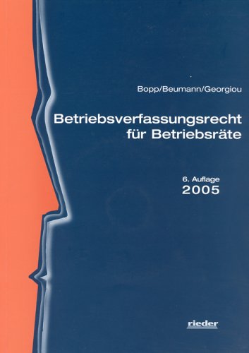 Betriebsverfassungsrecht für Betriebsräte Legal advice