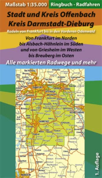 Stadt und Kreis Offenbach / Kreis Darmstadt-Dieburg 1 : 35 000. Radfahren Leisure, Home & Garden