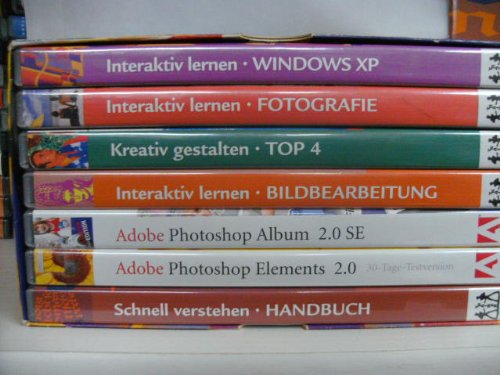 Das digitale Fotolabor ~ Interaktives lernen ~ 1. Windows XP - 2. Fotografie - 3. Kreativ gestalten+ Top 4 - 4. Bildbearbeitung - 5. Adobe Photoshop Album 2.0 SE - 6. Adobe Photoshop Elements 2.0 - 7. Schnell verstehen + Handbuch Music