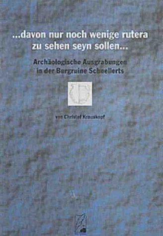 ... davon nur noch wenige rutera zu sehen seyn sollen... : Archäologische Ausgrabungen in der Burgruine Schnellerts Books